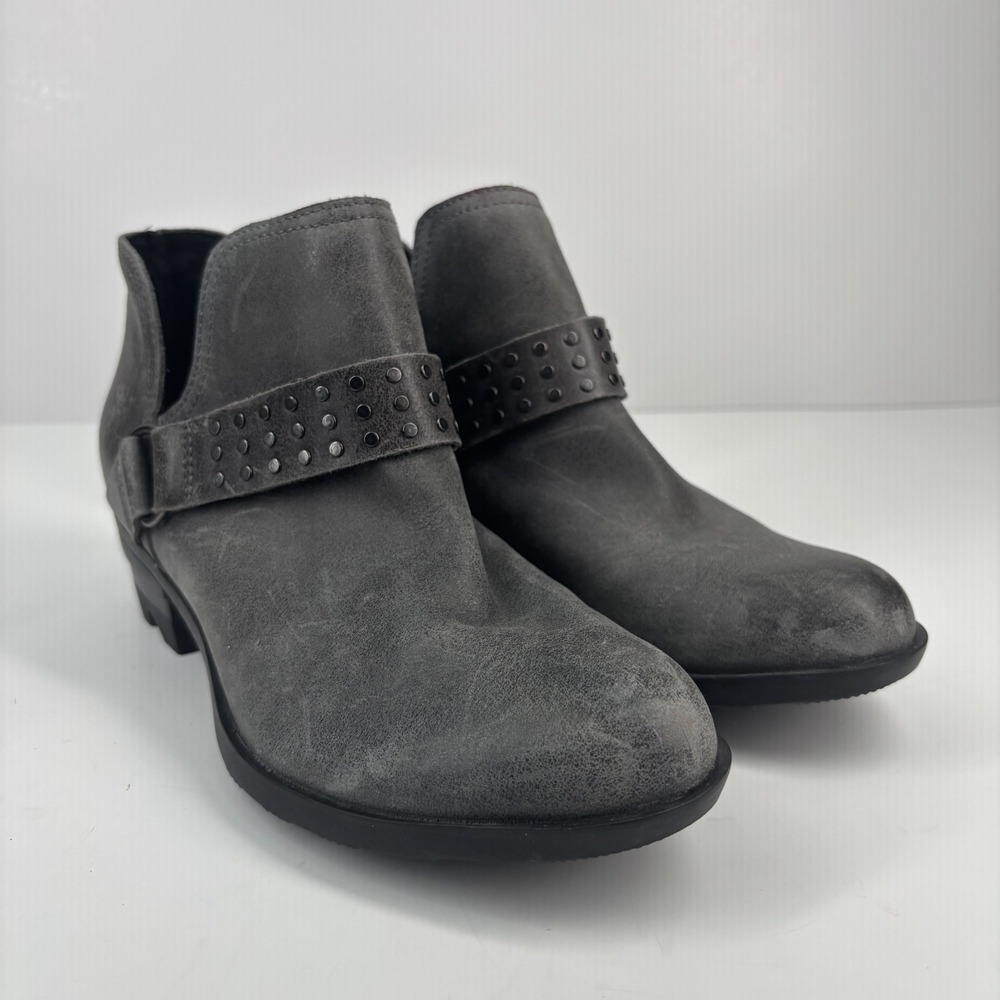 Sorel Lolla II Women's US 7 Quarry Grey Waterproof Leather Studded Ankle Boots - Picture 13 of 16